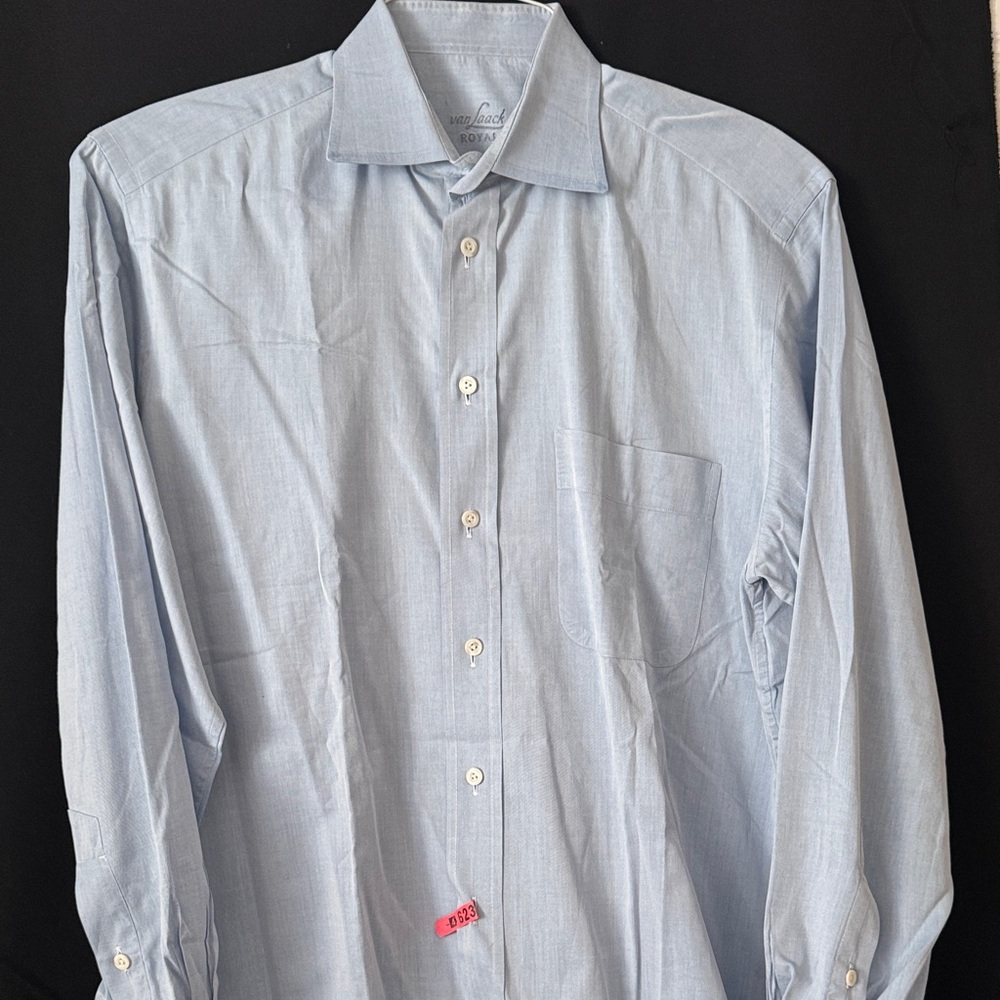 van Laack Custom Light Blue Dress Shirt